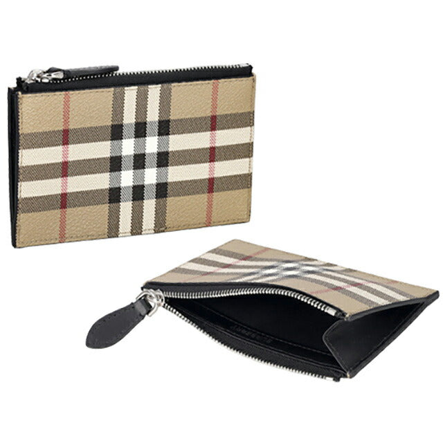 バ－バリ－ コインケース メンズ レディース ブランド BURBERRY チェック 8084166 ベージュ 8084166