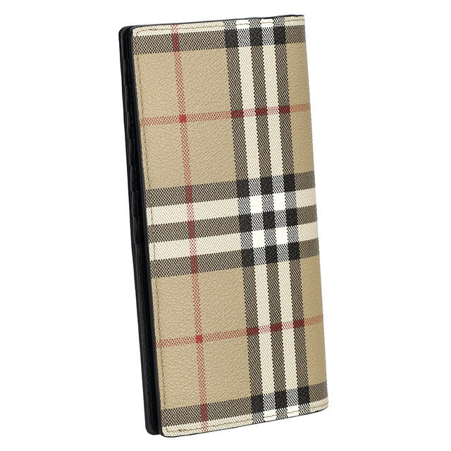 バ－バリ－ 長財布 メンズ レディース ブランド BURBERRY チェック 8084168 ベージュ 8084168
