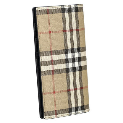 バ－バリ－ 長財布 メンズ レディース ブランド BURBERRY チェック 8084168 ベージュ 8084168