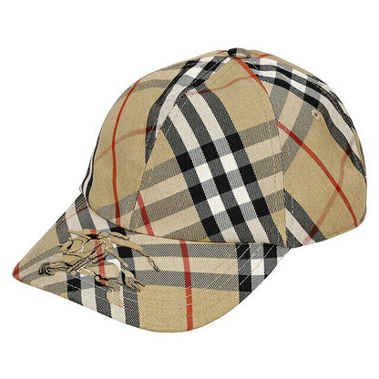 バ－バリ－ キャップ メンズ レディース ブランド BURBERRY チェック 8085723 M ベージュ 8085723-M