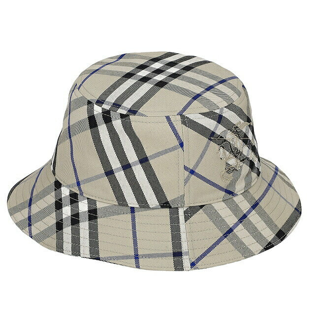 バ－バリ－ ハット メンズ レディース ブランド BURBERRY チェック 8085725 L ベージュ 8085725-L