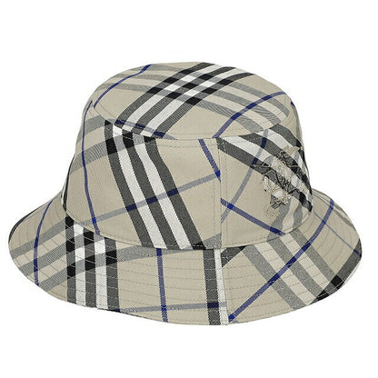 バ－バリ－ ハット メンズ レディース ブランド BURBERRY チェック 8085725 L ベージュ 8085725-L