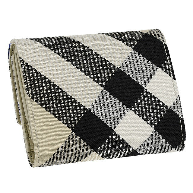 バ－バリ－ 三つ折り財布 メンズ ブランド BURBERRY チェック 8086005 ベージュ 8086005