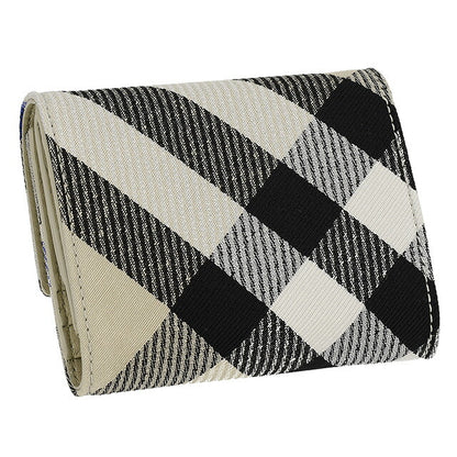 バ－バリ－ 三つ折り財布 メンズ ブランド BURBERRY チェック 8086005 ベージュ 8086005