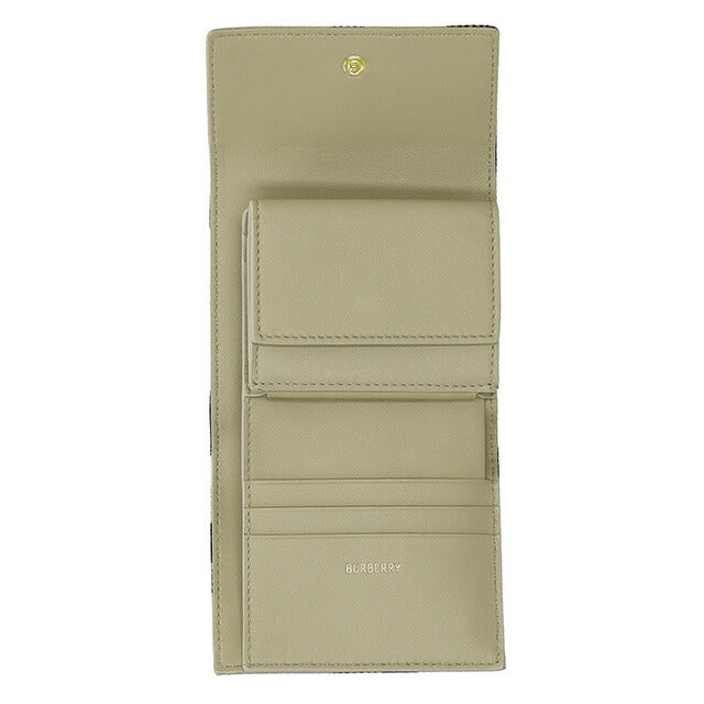 バ－バリ－ 三つ折り財布 メンズ ブランド BURBERRY チェック 8086005 ベージュ 8086005