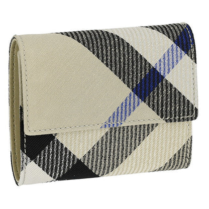 バ－バリ－ 三つ折り財布 メンズ ブランド BURBERRY チェック 8086005 ベージュ 8086005