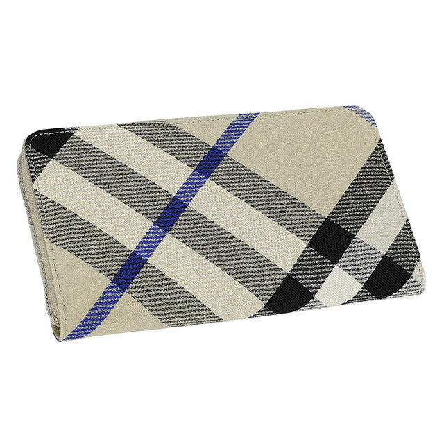 バ－バリ－ 長財布 メンズ ブランド BURBERRY チェック 8087323 ベージュ 8087323