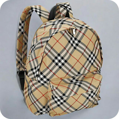 バ－バリ－ リュック メンズ ブランド BURBERRY チェック 8091312 ベージュ 8091312