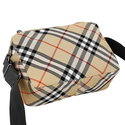 バ－バリ－ ショルダーバッグ メンズ ブランド BURBERRY チェック 8091320 ベージュ 8091320