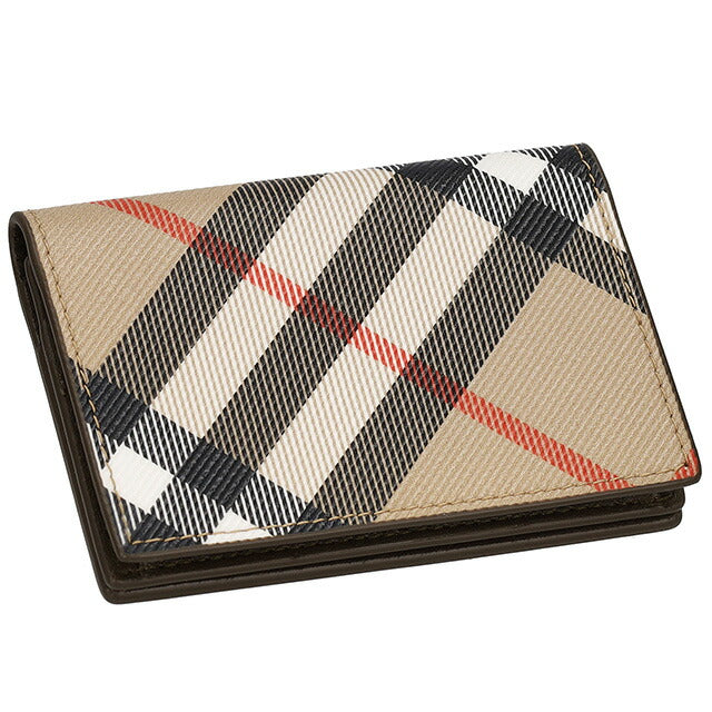 バ－バリ－ カードケース メンズ ブランド BURBERRY チェック 8091911 ベージュ 8091911
