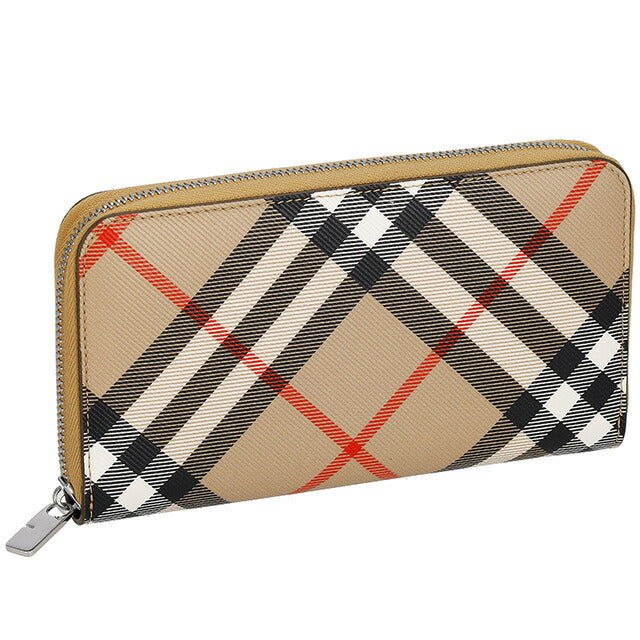 BURBERRY チェック柄 長財布 箱付き BURBERRY チェック柄 長財布