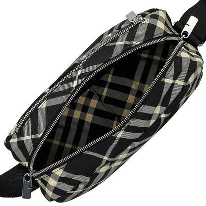 バ－バリ－ ショルダーバッグ メンズ ブランド BURBERRY チェック 8092017 ブラック 8092017