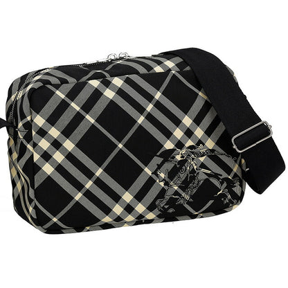 バ－バリ－ ショルダーバッグ メンズ ブランド BURBERRY チェック 8092017 ブラック 8092017