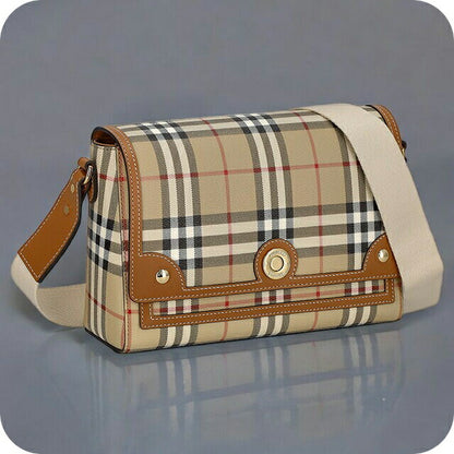 バ－バリ－ ショルダーバッグ レディース ブランド BURBERRY チェック 8092067 ベージュ 8092067