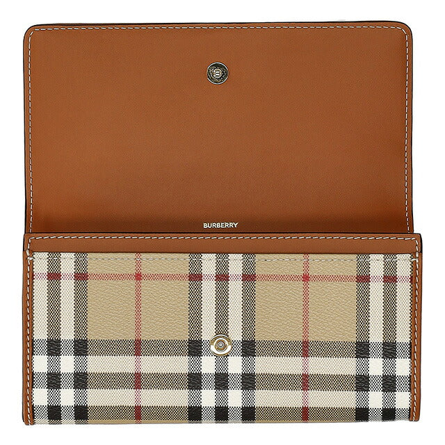 【Burberry】ベージュチェックワンピース&ブルマセット　新品未使用 オーガニック 】ブルマ付きチェックくまワンピース(70~90cm)(S