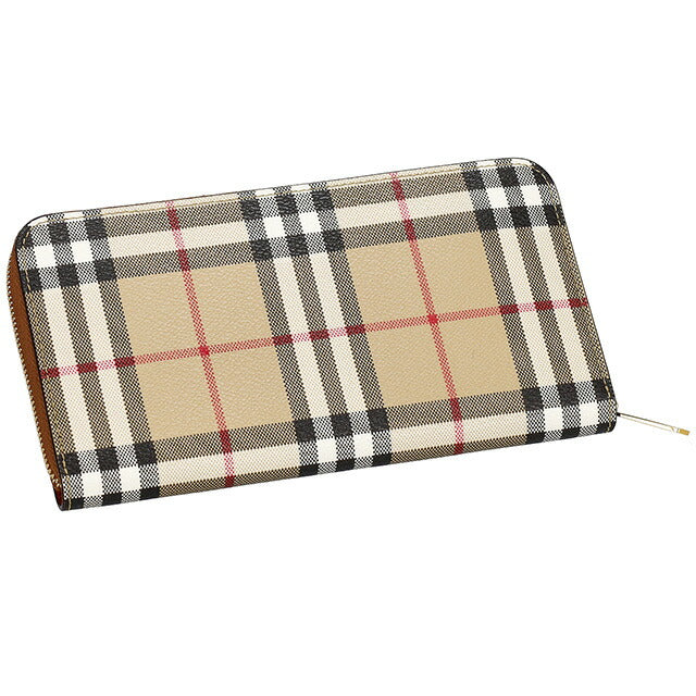 バ－バリ－ 長財布 メンズ ブランド BURBERRY チェック 8094438 ベージュ 8094438