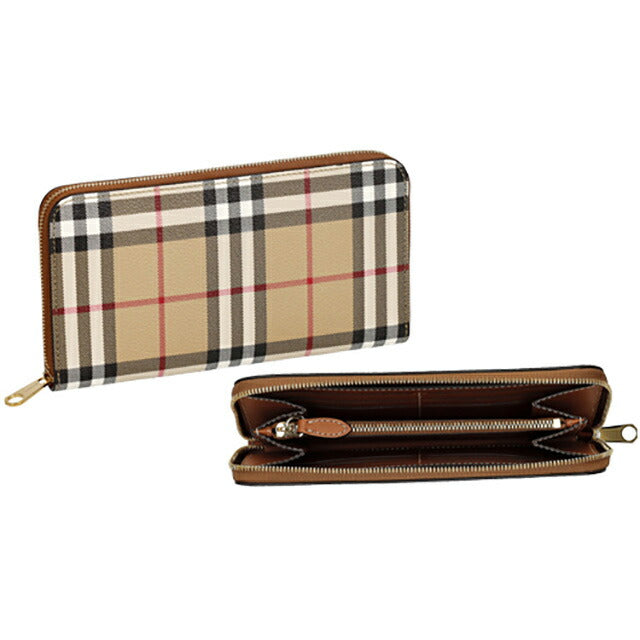 バ－バリ－ 長財布 メンズ ブランド BURBERRY チェック 8094438 ベージュ 8094438