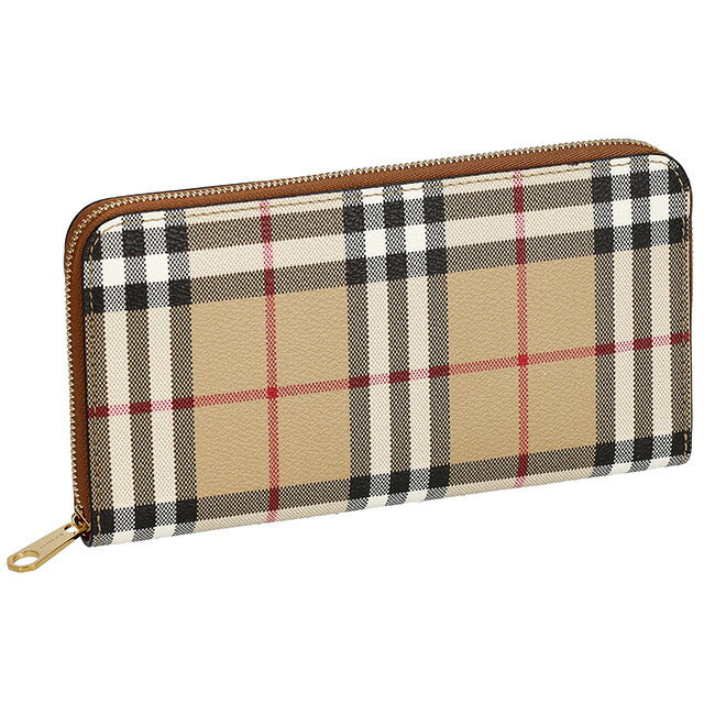 バ－バリ－ 長財布 メンズ ブランド BURBERRY チェック 8094438 ベージュ 8094438