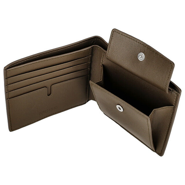バーバリー 財布 メンズ BURBERRY 8095046 ベージュ バ−バリ− 二つ折り財布 メンズ ブランド BURBERRY チェック