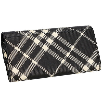 バ－バリ－ 長財布 レディース ブランド BURBERRY チェック 8095269 ブラック 8095269