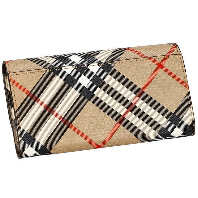 バ－バリ－ 長財布 メンズ ブランド BURBERRY チェック 8095272 ベージュ 8095272