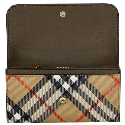 バ－バリ－ 長財布 メンズ ブランド BURBERRY チェック 8095272 ベージュ 8095272