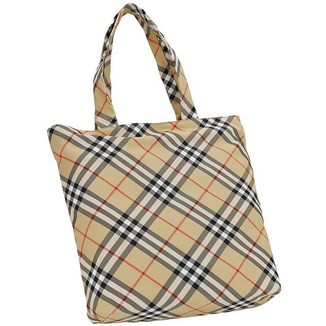 バ－バリ－ トートバッグ メンズ ブランド BURBERRY チェック 8097716 ベージュ 8097716