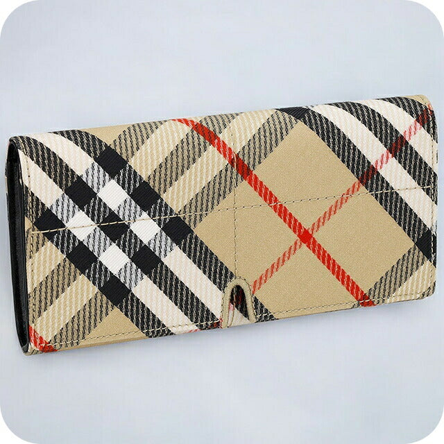 バ－バリ－ 長財布 メンズ ブランド BURBERRY チェック 8099215 ベージュ 8099215