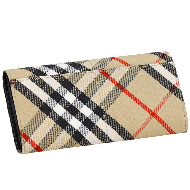 バ－バリ－ 長財布 メンズ ブランド BURBERRY チェック 8099215 ベージュ 8099215