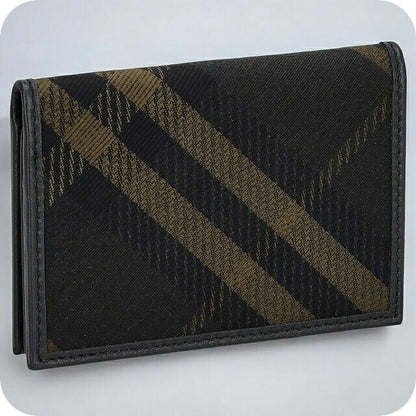 バ－バリ－ カードケース メンズ ブランド BURBERRY チェック 8099817 ブラック 8099817