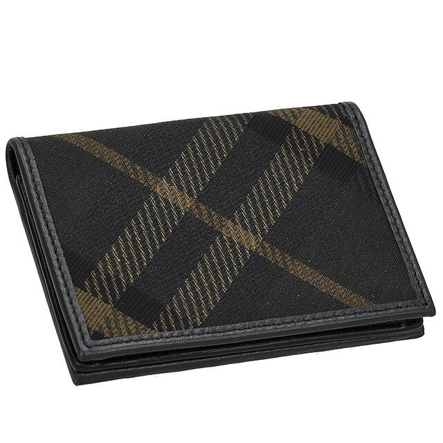 バ-バリ- カードケース メンズ ブランド BURBERRY チェック 8099817 ブラック 8099817
