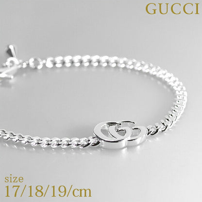 グッチ ブレスレット メンズ ブランド GUCCI ダブルG チェーン シルバー アクセサリー 選べるモデル 814917-J8400-8106