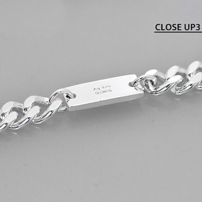 グッチ ブレスレット メンズ ブランド GUCCI ダブルG チェーン 814917-J8400-8106-17 シルバー アクセサリー 814917-J8400-8106-17