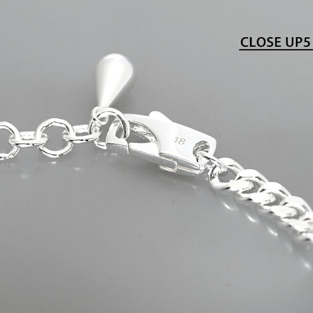 グッチ ブレスレット メンズ ブランド GUCCI ダブルG チェーン 814917-J8400-8106-18 シルバー アクセサリー 814917-J8400-8106-18