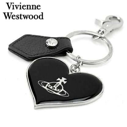 ヴィヴィアン ウエストウッド キーリング レディース ブランド Vivienne Westwood ロゴ ハート 82030008 OM0009 N401 BLACK ビビアン 82030008-OM0009-N401