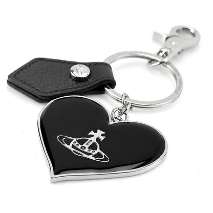 ヴィヴィアン ウエストウッド キーリング レディース ブランド Vivienne Westwood ロゴ ハート 82030008 OM0009 N401 BLACK ビビアン 82030008-OM0009-N401