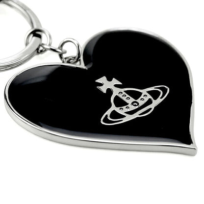 ヴィヴィアン ウエストウッド キーリング レディース ブランド Vivienne Westwood ロゴ ハート 82030008 OM0009 N401 BLACK ビビアン 82030008-OM0009-N401