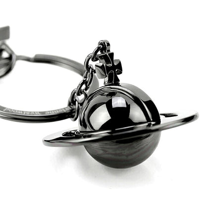ヴィヴィアン ウエストウッド キーリング レディース ブランド Vivienne Westwood SAFFIANO ロゴ 8203010EU OM0009 N405 ガンメタル ビビアン 8203010EU-OM0009-N405