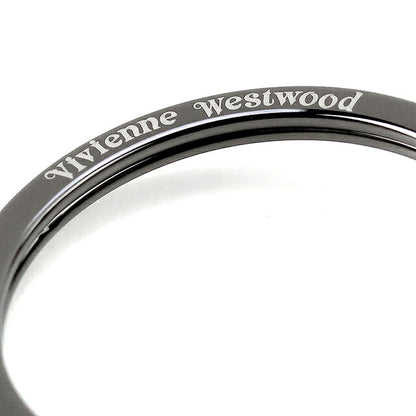 ヴィヴィアン ウエストウッド キーリング レディース ブランド Vivienne Westwood SAFFIANO ロゴ 8203010EU OM0009 N405 ガンメタル ビビアン 8203010EU-OM0009-N405