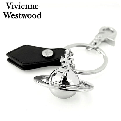 ヴィヴィアン ウエストウッド キーリング レディース ブランド Vivienne Westwood SAFFIANO ロゴ 8203010HU OM0009 N405 シルバー ビビアン 8203010HU-OM0009-N405
