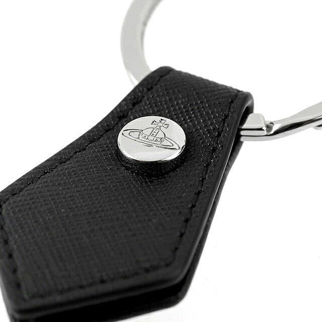 ヴィヴィアン ウエストウッド キーリング レディース ブランド Vivienne Westwood SAFFIANO ロゴ 8203010HU OM0009 N405 シルバー ビビアン 8203010HU-OM0009-N405