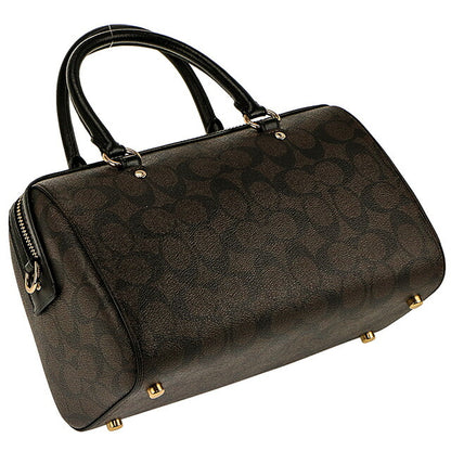 コーチ ハンドバッグ レディース ブランド COACH シグネチャー 83607 IMAA8 1 ブラウン/ブラック 83607-IMAA8-1