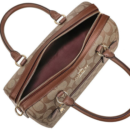 コーチ ハンドバッグ レディース ブランド COACH シグネチャー 83607 IME74 1 カーキ/ブラウン 83607-IME74-1