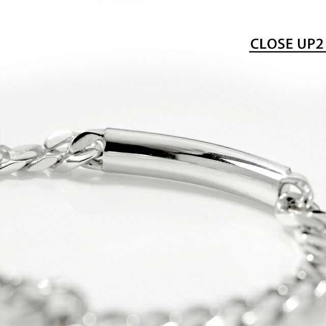 グッチ ブレスレット メンズ レディース ブランド GUCCI ディアマンテ 20 チェーン ロゴ 843602 J8400 0818 シルバー アクセサリー 843602-J8400-0818-20