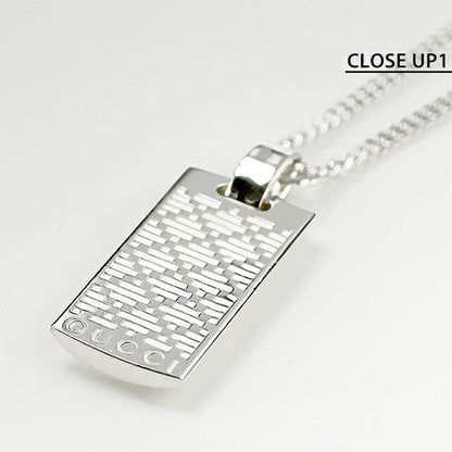 グッチ ネックレス メンズ レディース ブランド GUCCI ディアマンテ プレート ロゴ 843607 J8400 0818 シルバー アクセサリー 843607-J8400-0818