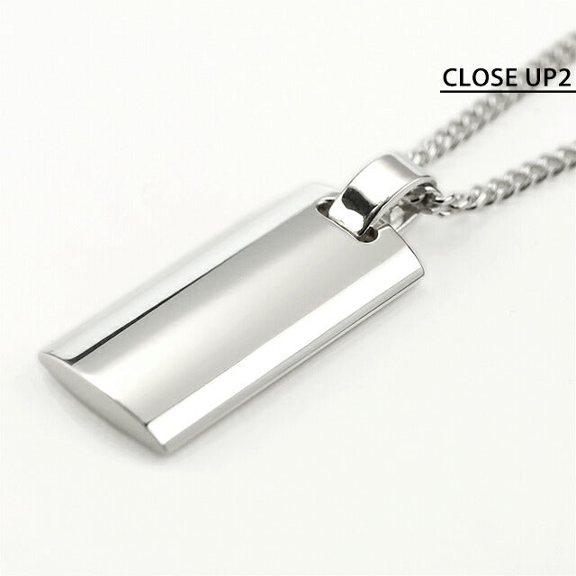 グッチ ネックレス メンズ レディース ブランド GUCCI ディアマンテ プレート ロゴ 843607 J8400 0818 シルバー アクセサリー 843607-J8400-0818