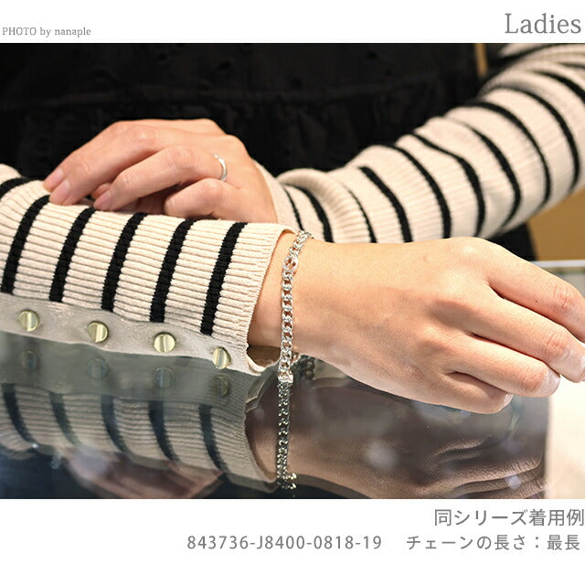 グッチ ブレスレット メンズ レディース ブランド GUCCI インターロッキング ロゴ 843736 J8400 0818 シルバー アクセサリー 843736-J8400-0818-19