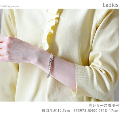 グッチ ブレスレット メンズ レディース ブランド GUCCI インターロッキング チェーン ロゴ 853978 J8400 0818 シルバー アクセサリー 853978-J8400-0818-17