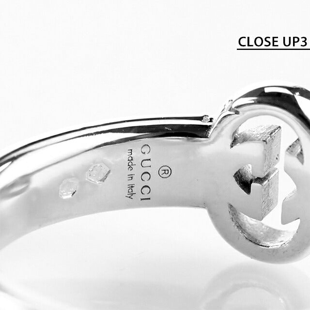 グッチ ピアス メンズ レディース ブランド GUCCI インターロッキング ロゴ フープ 両耳用 854204 J8400 0818 シルバー アクセサリー 854204-J8400-0818