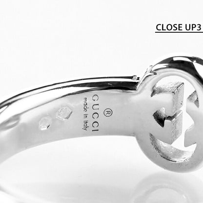 グッチ ピアス メンズ レディース ブランド GUCCI インターロッキング ロゴ フープ 両耳用 854204 J8400 0818 シルバー アクセサリー 854204-J8400-0818